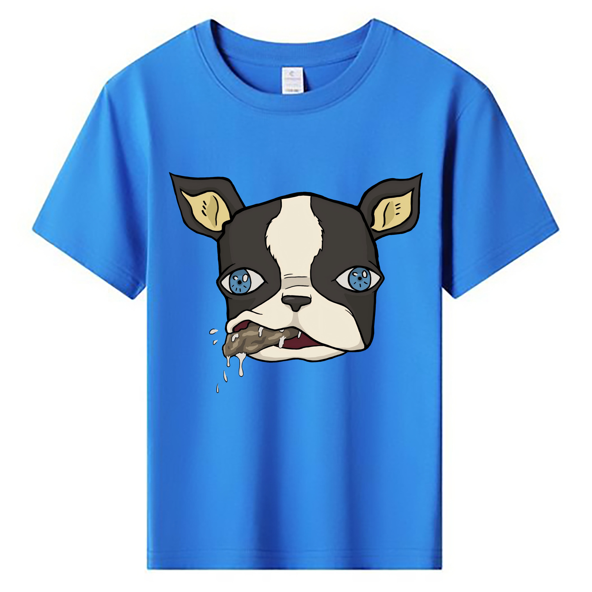 （画像用） ジョジョの奇妙な冒険 イギー JoJo's Bizarre Adventure Iggy 綿100％キッズTシャツ（フロントプリント）